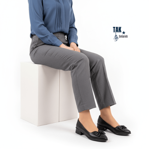 کالجِ پاشنه‌دارِ پرسنلی پاپیون ساده