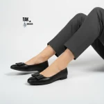 کفش کالج تخت دخترانه پاپیون‌دار - Image 2