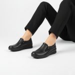 کفش طبی زنانه بدون بند بغل کِشی - Image 4