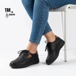 کفش طبی زنانه چرمی لژدار مدل آرتمیس